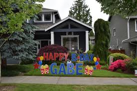 Birthday Lawn Signs Rental Yard Announcements Are A New Fun Way To Wish Your Special Person A Happy Birthday In A Big Way A Birthday Yard Signs Diy Birthday Banner Happy Birthday Boy