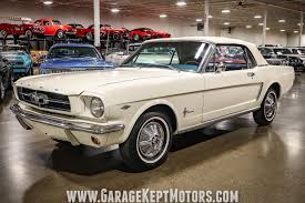 Image result for Wimbledon White 1965 Mustang