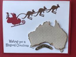 Love This Christmas Die Something Australian To Send Overseas Mrs J Australian Christmas Cards Christmas Cards Handmade Christmas Cards