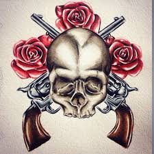 From legendary front man axl rose to lead guitarist slash, discover the top 40 best guns and roses tattoo designs for men. Skull And Guns Tattoo Designs