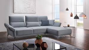 Ecksofa Divaa Stoff Grau Mit Nosagfederung Willi Schillig Couch Mobel Ecksofa Sofa