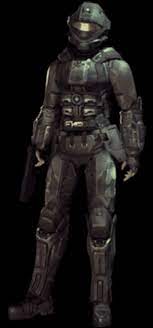 Odst game art, a large warship flies about mombasa. Halo 3 Odst Dare Character Artwork Girl