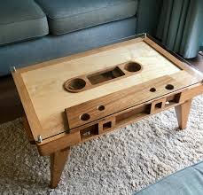 Cassette Tape Coffee Table Etsy Coffee Table Retro Coffee Tables Unique Coffee Table