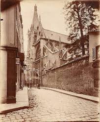 Eugene Atget Rue Des Pretres Saint Severin Paris Eugene Atget Old Paris Vintage Photographs