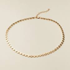 Poppy Choker Necklace Gold Choker Necklace Evil Eye Necklace Gold Gold Choker