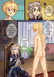 Vyjalanas - Albedo x Aether (genshin impact) gay porn