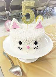 Adaliah S 5th Birthday Pawty Birthday Cake For Cat Kitten Cake Cat Cake