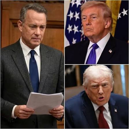 SHUT THAT FILTHY MOUTH OF YOURS. DON'T YOU DARE TALK ABOUT MY HOMELAND.”  Tom Hanks sent the media into meltdown after a tense on-air clash with  d.o.n.a.l.d t.r.u.m.p. What initially appeared to