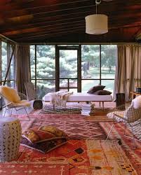 la veranda moderne transformee en coin de sommeil estival balancelle pour dormir deco maison interieur maison