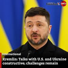 Negotiations aimed at ending Russia's invasion of Ukraine are yielding  apparent signs of progress, but major challenges remain on the path to a  final settlement, a senior Kremlin official said Monday. For