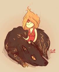 Snow golem and fire wolf. Pin By Lady Cakers On Adventure Time Adventure Time Characters Adventure Time Anime Adventure Time Art