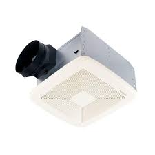 Broan Qtx Series Very Quiet 80 Cfm Ceiling Exhaust Bath Fan Energy Star Qualified Qtxe080 The Home Depot Broan Bath Fan Exhaust Fan