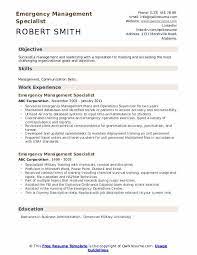 Avoid burdening management with administrative detail effectively use exception reporting to keep management informed. Emergency Management Specialist Resume Samples Qwikresume