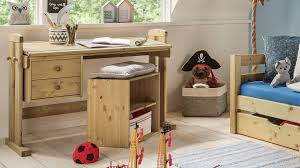 Schreibtische für ein ergonomisches arbeiten. Schuler Schreibtisch Kiddy Aus Kiefernholz Hohenverstellbar