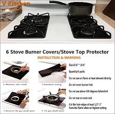 How to remove & reinstall an electric range stove top heating element and a tip on how to make your stove burners last longer.check out my other videos. Reusable Gas Stove Burner Covers 6 Pack Stovetop Burner Liners Gas Range Protectors Non Stick Cuttable Dishwasher Safe Easy To Clean Upgrade Double Thickness 0 3mm Size 10 6 X 10 6 Black Amazon Ae