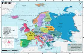 Check out our map russia selection for the very best in unique or custom, handmade pieces from our giclée shops. Europe Map Labeled European Countries Map With Capitals Names Europe Continent Map
