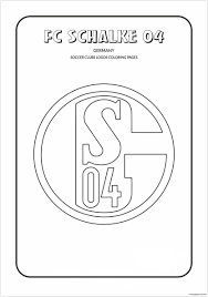 Sat.1 zeigt das duell der beiden. Fc Schalke 04 Coloring Pages German Bundesliga Team Logos Coloring Pages Coloring Pages For Kids And Adults