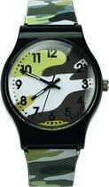 Bol Com Army Kinderhorloge Groen Camouflage Leger Kunststof Plastic Fashion Favorite