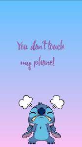 Stitch Dont Touch My Phone Wallpapers Funny Phone Wallpaper Cartoon Wallpaper Iphone Find great deals on ebay for disney stitch cell phone accessories. phone wallpaper cartoon wallpaper iphone
