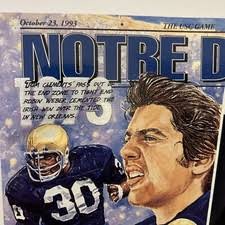 Notre Dame Fighting Irish 1993 Vintage NCAA Programs for sale