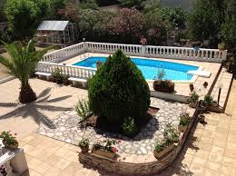 See what a pool costs. Choosing Between Semi Inground And Inground Pools Poolarama