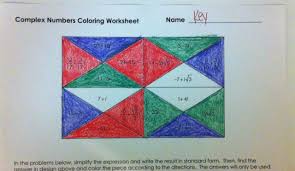 Complex Numbers Coloring Worksheet Complex Numbers Color Worksheets Maze Worksheet