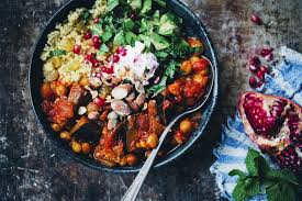 Stir in the spinach and let heat through until wilted, just a couple minutes. Moroccan Aubergine Chickpea Stew Green Kitchen Stories