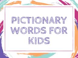 You can also come up with your own pictionary words for slumber parties, baby showers, road trips, and any other get together you can think of. 300 Pictionary Word Ideas For Kids Wehavekids