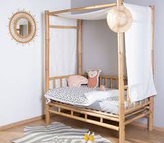 You can add net to the framework as well. Childhome Bamboo Bed Kids Interiors