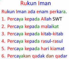 Rukun Iman Dan Penjelasannya Pembahasan Mengenai Rukun Iman Bacaan Surat Yasin Dan Artinya