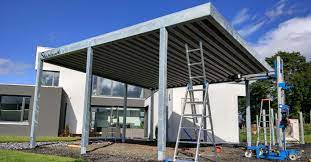 Metall Carport Kiel Doppelcarport Stahl Verzinkt Stahlzart Carport Doppelcarport Stahlcarport