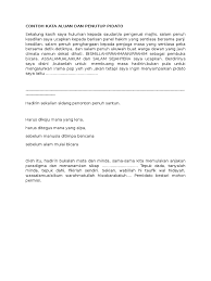 Check spelling or type a new query. Contoh Kata Aluan Dan Penutup Pidato