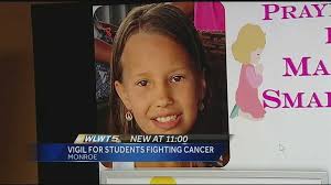 Prayer vigil held for Monroe kids battling bone cancer