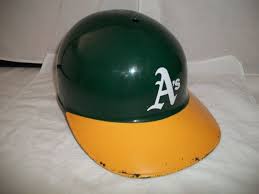 2 Vintage 1969 Oakland A S Plastic Batting Helmet Hard Hat Etsy Hard Hat Batting Helmet Vintage