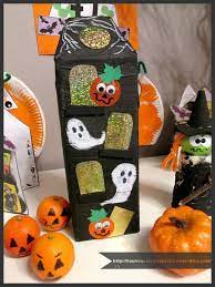 la tour d halloween creation de nounou le blog nounoucoindespetits idee deco creations coloriage ours et lemmings