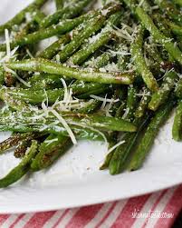 Roasted Parmesan Green Beans Recipe Recipes Food Food Dishes