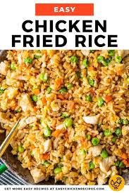Easy Chicken Fried Rice Recipe Easy Chicken Recipes Video Recipe In 2020 Easy Rice Recipes Chicken Fried Rice Easy Chicken Fried Rice Recipe