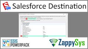 Ssis Salesforce Destination Perform Bulk Insert Update Delete Upsert Data In Salesforce Youtube