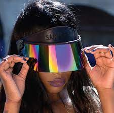 Black Paparazzi Visor 2 0 50 Upf 99 Uv Protection Stylish Glasses Cute Sunglasses Sun Visors