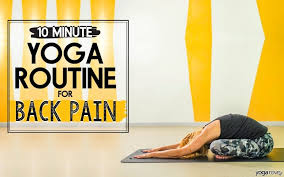 For relief from lower back pain, i will tell you about some easy yoga asanas, which will benefit you to a great extent. 10 Minute Beginner Yoga Routine To Ease Back Pain Yoga Rove