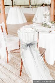 Wedding Chair Decor White Rustic Summer Elegant Ksenia K Photography In 2020 Wedding Chair Decorations Wedding Chairs Chair Decorations