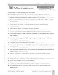 Enjoy our fun biology quiz. Chapter 16 Evolution Lesson Plans Worksheets Reviewed By Teachers