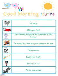 Kids Morning Bedtime And Ready For School Free Printables