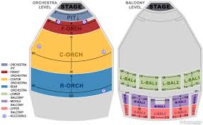 Seating Charts Tucson Music Hall