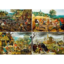 From 1559 he dropped the 'h' from his name and signed his paintings as bruegel. Puzzle Pieter Brueghel The Younger The Four Seasons 1000 Pieces Art By Bluebird 60020