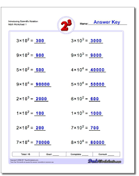 Introducing Scientific Notation Exponents Worksheet Introducing Scientific Nota Scientific Notation Worksheet Scientific Notation Scientific Notation Practice