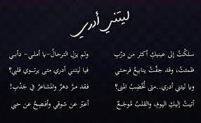 ليتني أدري شعر عبد الرحمن العشماوي Arabic Mindfulness Arabic Calligraphy