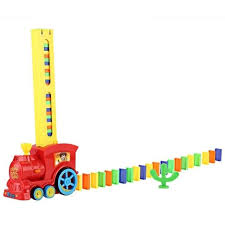 Classic Domino Rally Train Toy Toy Train Toy Sets Toys