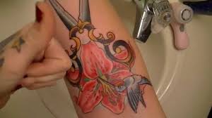 If you keep your skin healthy, your. Tattoo Aftercare How I Heal Fresh Tattoos Bribirdhair Youtube
