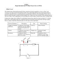 Ohm S Law